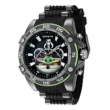 1 EDIO LIMITADA - Relgio masculino Star Wars The Child - 52 mm. Preto. Bronze 41202-N1