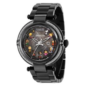 1 EDIO LIMITADA - Relgio feminino Character Collection com mostrador em madreprola - 40 mm. Preto 38312-N1