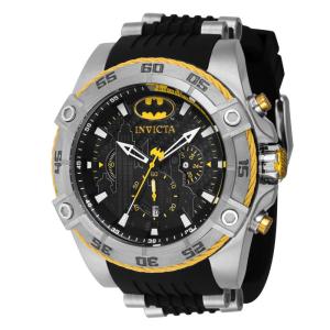 1 EDIO LIMITADA - Relgio masculino DC Comics Batman - 50 mm. Ao. Preto 41222-N1