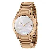 Relógio Feminino Automático Pro Diver 0,06 quilates com Diamante e Mostrador Madrepérola, Invicta 37922 N1, Ouro Rosa Edição Limitada