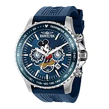 1 EDIO LIMITADA - Relgio masculino Disney Limited Edition Mickey Mouse - 48 mm. Azul 39042-N1
