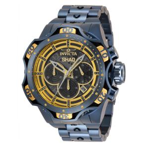 1 EDIO LIMITADA - Relgio masculino SHAQ com diamante de 0,15 quilates - 52,5 mm. Azul Escuro 34642-N1