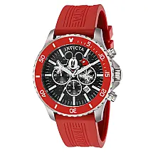 1 EDIO LIMITADA - Relgio masculino Disney Limited Edition Mickey Mouse - 48 mm. Vermelho 39172-N1
