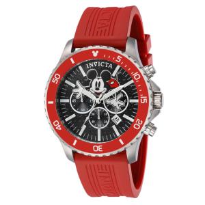 1 EDIO LIMITADA - Relgio masculino Disney Limited Edition Mickey Mouse - 48 mm. Vermelho 39172-N1