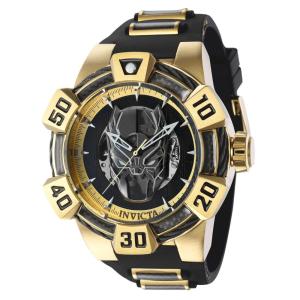 1 EDIO LIMITADA - Relgio Masculino Marvel Black Panther Automtico - 52mm. Preto 40992-N1