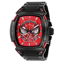 1 EDIO LIMITADA - Relgio masculino Marvel Spiderman - 53 mm. Preto. Vermelho 37613-N1