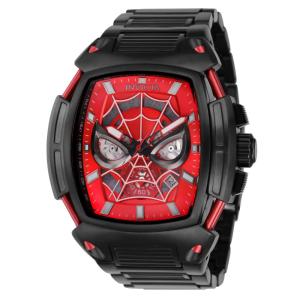 1 EDIO LIMITADA - Relgio masculino Marvel Spiderman - 53 mm. Preto. Vermelho 37613-N1