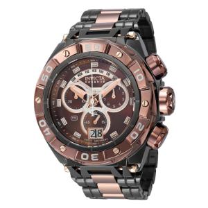 1 EDIO LIMITADA - Relgio masculino Ripsaw Swiss Ronda 8040.N calibre reserva - 52,7 mm. Rosa ouro. Preto. Marrom