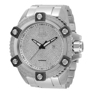 1 EDIO LIMITADA - Relgio Masculino SHAQ 3.42 Carat Diamond Automtico - 60mm. Ao 33723-N1
