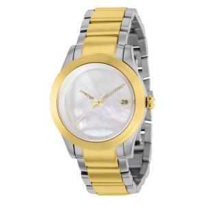 Relógio Feminino Automático Pro Diver 0,06 quilates com Mostrador Madrepérola, Invicta 37923 N1, Prata e Dourado Edição Limitada