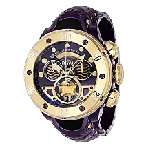 1 EDIO LIMITADA - Relgio masculino Reserve Kraken Swiss Ronda 8040.N calibre - 54 mm. Ouro. Preto. Roxo 38333-N1
