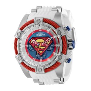 1 EDIO LIMITADA - Relgio masculino DC Comics Superman - 52 mm. Branco. Prata 40833-N1