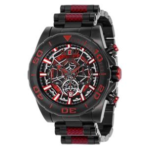 1 EDIO LIMITADA - Relgio masculino Marvel Black Widow - 48 mm. Preto. Vermelho 37833-N1