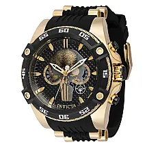 1 EDIO LIMITADA Relgio masculino Marvel Punisher 52 mm. Ouro. Preto 41243-N1