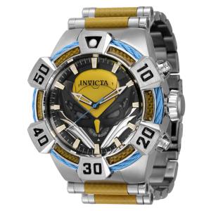 1 EDIO LIMITADA - Relgio masculino Marvel X-men Wolverine - 52 mm. Ao. Amarelo 41153-N1