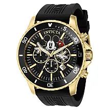 1 EDIO LIMITADA - Relgio masculino Disney Limited Edition Mickey Mouse - 48 mm. Preto 39173-N1