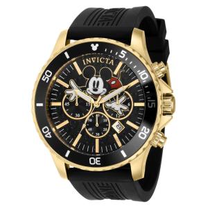 1 EDIO LIMITADA - Relgio masculino Disney Limited Edition Mickey Mouse - 48 mm. Preto 39173-N1