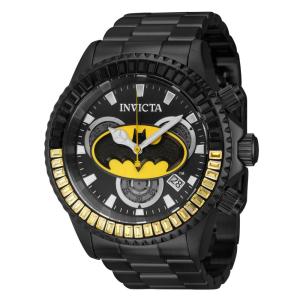 1 EDIO LIMITADA - Relgio masculino DC Comics Batman Swiss Ronda Z60 calibre - 47 mm. Preto 41273-N1