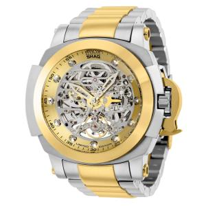 1 EDIÇÃO LIMITADA Invicta Reserve SHAQ 0,05 Quilates Diamante Automático Relógio Masculino , Aço, Ouro 37473 N1