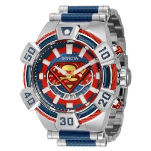 1 EDIO LIMITADA - Relgio masculino DC Comics Superman - 52 mm. Ao. Azul 41083-N1