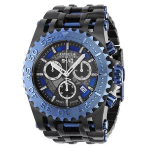 1 EDIÇÃO LIMITADA Invicta Reserve SHAQ 0,15 Carat Diamond Relógio Masculino 50mm, Preto, Azul Escuro 37483 N1