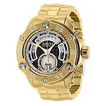 1 EDIÇÃO LIMITADA Invicta Reserve SHAQ 0,27 Carat Diamond Relógio Masculino com Mostrador Madrepérola 52mm, Ouro 37493 N1
