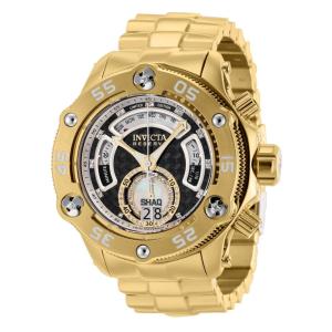 1 EDIÇÃO LIMITADA Invicta Reserve SHAQ 0,27 Carat Diamond Relógio Masculino com Mostrador Madrepérola 52mm, Ouro 37493 N1
