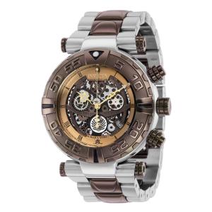 Relógio Masculino Alice Disney, Invicta 38324 N1, Prata e Marrom Edição Limitada