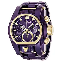 1 EDIO LIMITADA - Reserve Bolt Zeus Magnum Swiss Ronda Z60 Calibre Relgio Masculino - 52mm. Ouro. Roxo 38334-N1