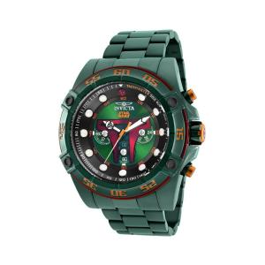 1 EDIÇÃO LIMITADA Relógio Masculino Invicta Star Wars Boba Fett 52mm, Verde 26544 N1