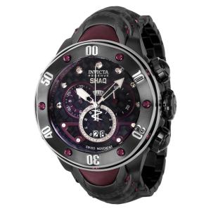 1 EDIO LIMITADA - Reserva SHAQ 0,17 quilates diamante suo Ronda 5050.C relgio masculino calibre - 54 mm. Preto.