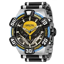1 EDIO LIMITADA - Relgio masculino Marvel X-men Wolverine - 52 mm. Ao. Preto 41154-N1