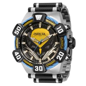 1 EDIO LIMITADA - Relgio masculino Marvel X-men Wolverine - 52 mm. Ao. Preto 41154-N1