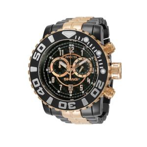 1 EDIÇÃO LIMITADA Invicta SHAQ Relógio Masculino 58mm, Ouro Rosa, Preto 33754 N1
