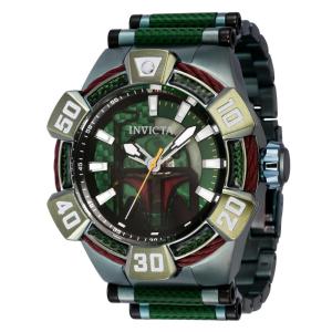 1 EDIO LIMITADA - Relgio masculino Star Wars Boba Fett Automtico - 52 mm. Verde 40974-N1