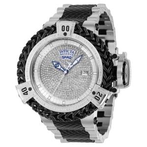 1 EDIO LIMITADA - Relgio masculino SHAQ Reserve 2,32 quilates diamante automtico - 54 mm. Ao. Preto 37484-N1