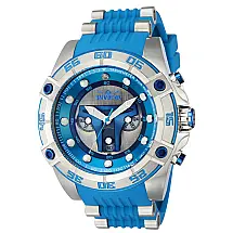 1 EDIO LIMITADA - Relgio masculino Star Wars Jango Fett - 52 mm. Ao. Azul 40094-N1
