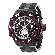 1 EDIÇÃO LIMITADA Invicta Reserve SHAQ 0,27 Carat Diamond Relógio Masculino com Mostrador Madrepérola 52mm, Preto 37494 N1