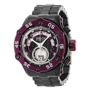 1 EDIÇÃO LIMITADA Invicta Reserve SHAQ 0,27 Carat Diamond Relógio Masculino com Mostrador Madrepérola 52mm, Preto 37494 N1