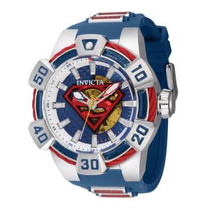 1 EDIO LIMITADA - DC Comics Superman Automtico Relgio Masculino - 52mm. Azul. Vermelho 41025-N1