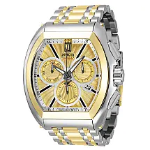 1 EDIO LIMITADA - Relgio masculino reserva Jason Taylor Swiss Ronda Z60 calibre - 48 mm. Ao. Ouro 33225-N1