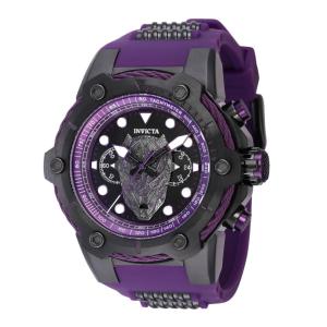 1 EDIO LIMITADA - Relgio masculino Marvel Black Panther - 51 mm. Preto. Roxo 40835-N1