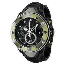 1 EDIO LIMITADA - Reserva SHAQ 0,17 quilates diamante suo Ronda 5050.C relgio masculino calibre - 54 mm. Preto.