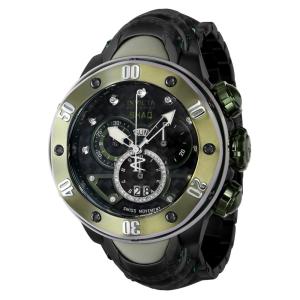 1 EDIO LIMITADA - Reserva SHAQ 0,17 quilates diamante suo Ronda 5050.C relgio masculino calibre - 54 mm. Preto.