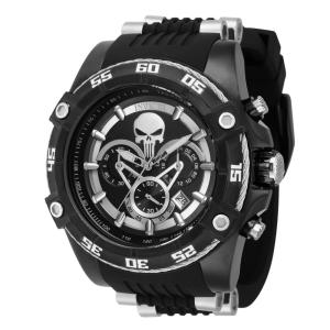 1 EDIO LIMITADA Relgio masculino Marvel Punisher 52 mm. Ao. Preto 35365-N1