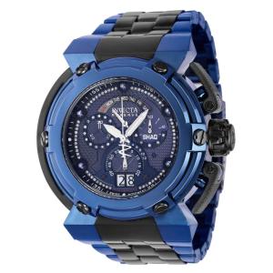 1 EDIÇÃO LIMITADA Invicta Reserve SHAQ 0,37 Carat Diamond Relógio Masculino 58,, Preto, Azul Escuro 37465 N1