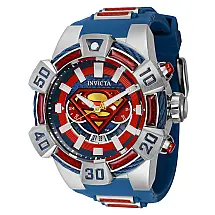 1 EDIO LIMITADA - Relgio masculino DC Comics Superman - 52 mm. Azul. Vermelho 41075-N1