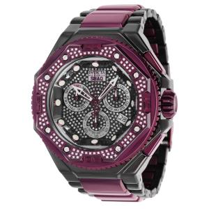 1 EDIO LIMITADA - SHAQ Reserve 1,51 quilates diamante suo Ronda Z60 relgio masculino calibre - 55,1 mm. Preto.