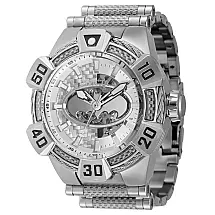 1 EDIO LIMITADA - Relgio Masculino DC Comics Batman Automtico - 52mm. Ao. Prata 40985-N1
