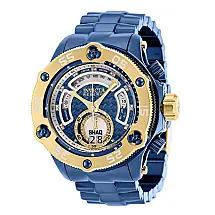 1 EDIÇÃO LIMITADA Invicta Reserve SHAQ 0,27 Carat Diamond Relógio Masculino com Mostrador Madrepérola 52mm, Azul Escuro 37495 N1